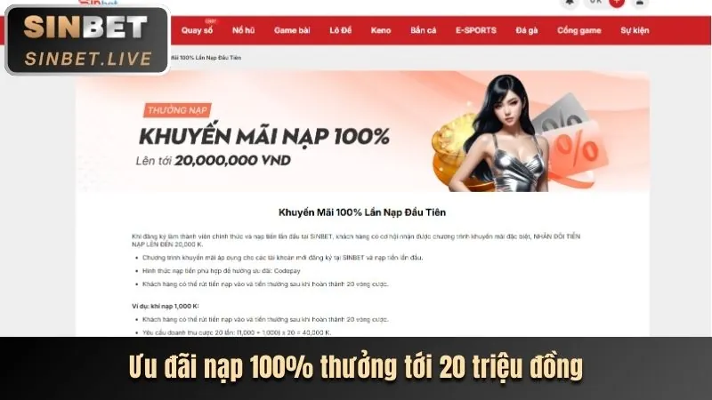 Hình ảnh trang chủ Visabet và nút đăng ký